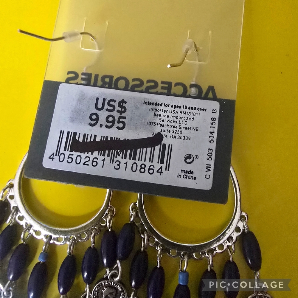Old Navy Coin Chandelier Earrings - Picture 4 of 4